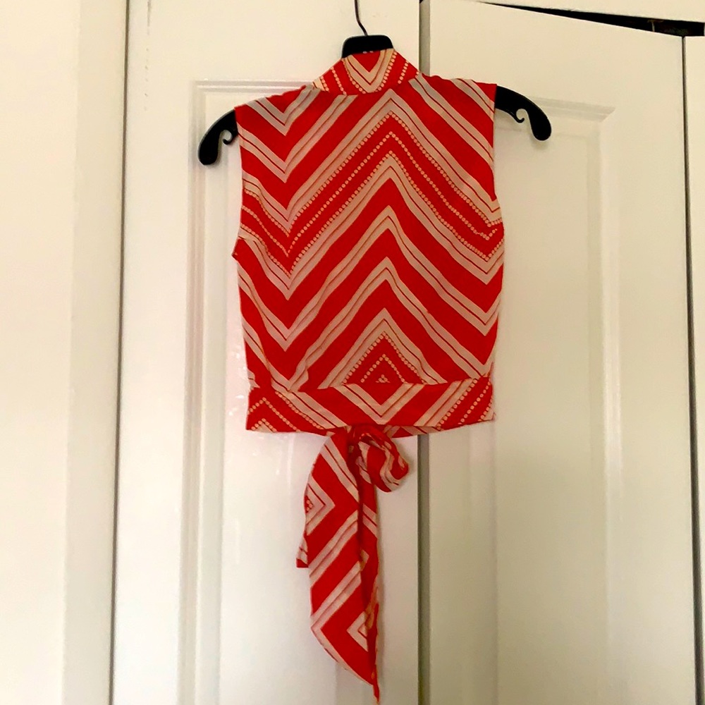 Paul & Joe silk waist tie top